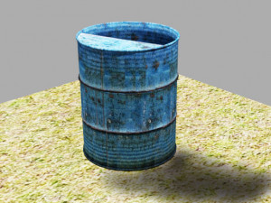 oil barrel 3D Модель