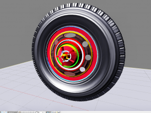 tire of truck 3D Model