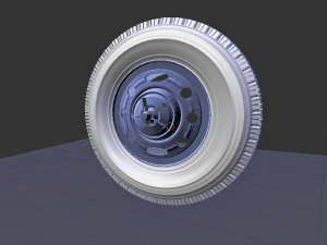 ट्रक का टायर 3D मॉडल