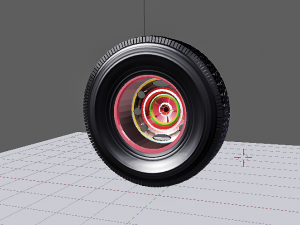 tire of truck 3D Model