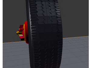 tire of truck 3D Model