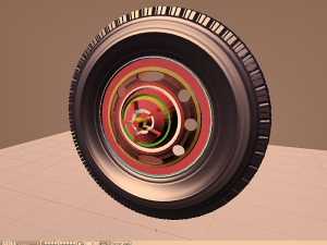 tire of truck 3D Model