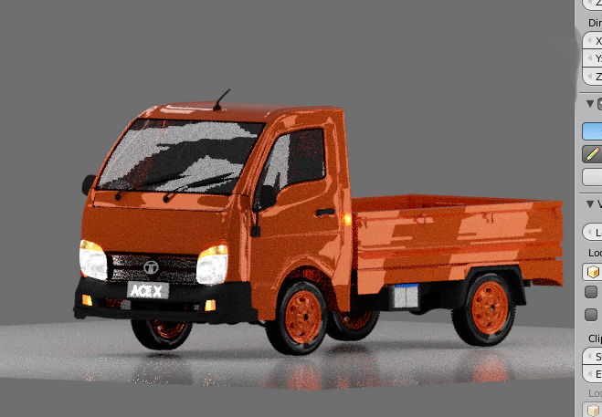 car zip ace 3D Model .c4d .max .obj .3ds .fbx .stl .blend