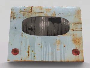 old trailer pbr 3D Model