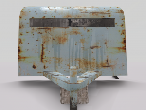 old trailer pbr 3D Model