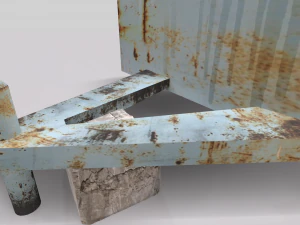 old trailer pbr 3D Model