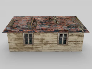 old abandoned cottage 3D Model