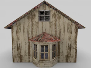 old abandoned cottage 3D Model