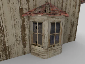 old abandoned cottage 3D Model