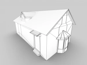 old abandoned cottage 3D Model
