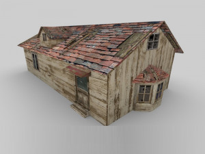 old abandoned cottage 3D Модель