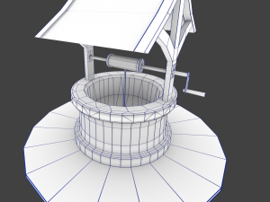 old well 3Dモデル