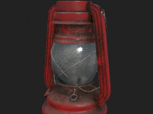 old lantern pbr 3D Model