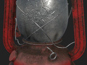 old lantern pbr 3D Model