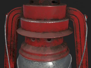 old lantern pbr 3D Model