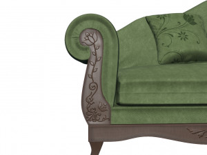 sofa chair pbr 3D-Modell