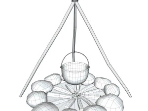 キャンプファイヤー 3Dモデル