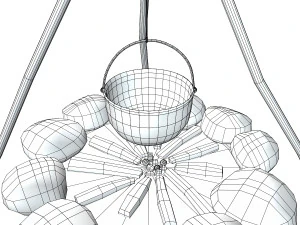 キャンプファイヤー 3Dモデル