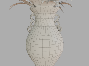 potted inoor plant 3D मॉडल