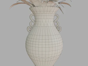 potted inoor plant 3D Model