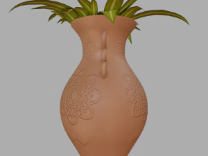 potted inoor plant 3D Model