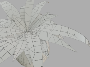 potted inoor plant 3D मॉडल