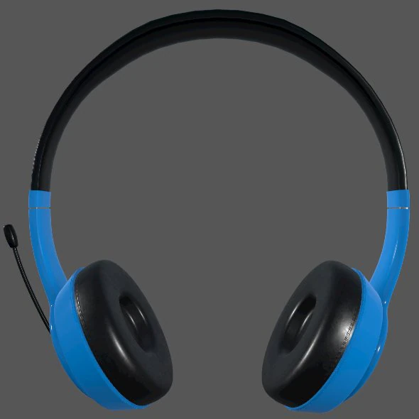 headphone wireless model 3D Model .c4d .max .obj .3ds .fbx .stl .blend 