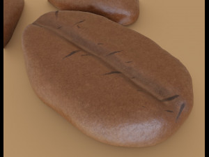 coffee bean pbr 3D Model