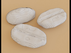 coffee bean pbr 3D Model