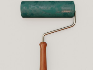 paint roller pbr Modello 3D