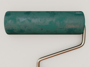 paint roller pbr 3D-Modell