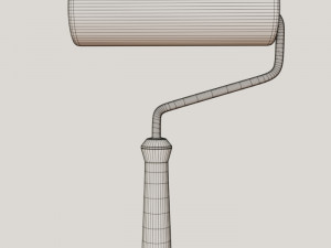 paint roller pbr 3D-Modell