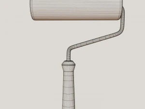 Paint roller pbr 3D Model