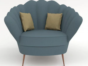 kursi sofa pbr berbagai warna Model 3D