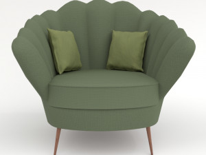 sofa chair pbr multiple colors 3D-Modell