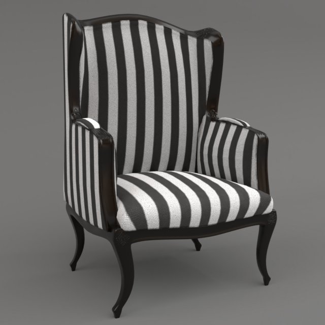 queen sofa chair pbr multiple designs 3D Model .c4d .max .obj .3ds .fbx .stl .blend 