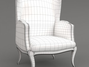 queen sofa chair pbr multiple designs 3D Model