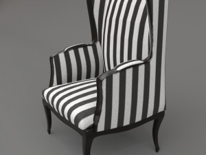 queen sofa chair pbr multiple designs 3D Model