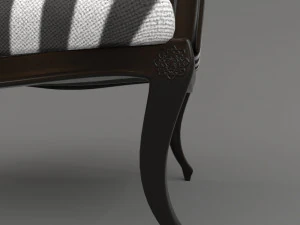 Queen sofa chair pbr multiple designs 3D Model