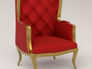 queen sofa chair pbr multiple designs 3D Model
