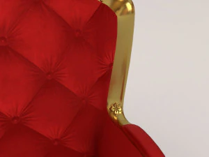 Queen sofa chair pbr multiple designs 3D Model