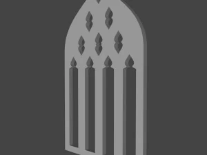 medieval window 3D Model