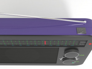 radio pbr model Modelo 3D