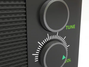 radio pbr model 3D Model