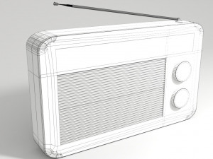 radio pbr model Modelo 3D