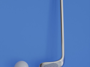 Golf Club and Golf ball  3D Models