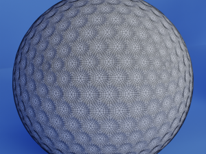 Golf Club and Golf ball Modelo 3D