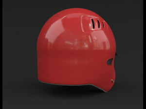 Baseball Helmet PBR Modelo 3D