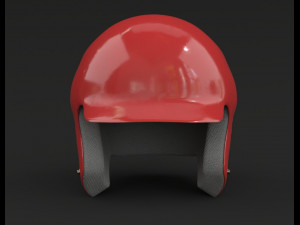 Baseball Helmet PBR Modelo 3D