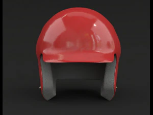 Baseball Helmet PBR 3D Model